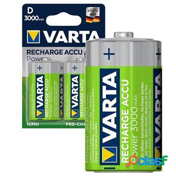 Varta Power Ready2Usa batterie ricaricabili D/HR20 - 3000mAh
