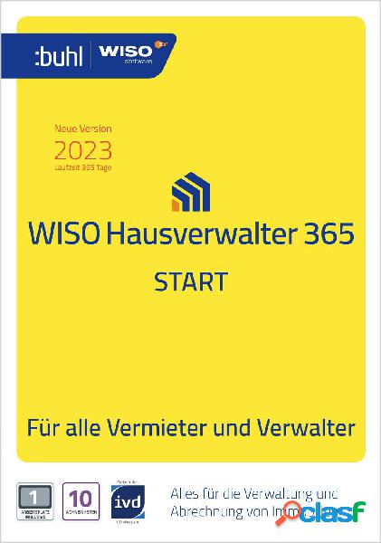 WISO Hausverwalter 365 Start 1 licenza annuale Windows