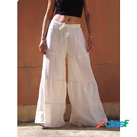 Women's Basic Lightweight Linen / Cotton Blend Loose