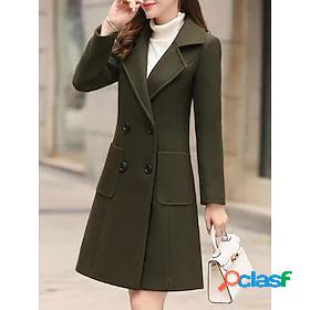 Womens Coat Fall Winter Spring Party Training Street Long