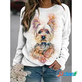Women's Dog 3D Animal Sweatshirt Pullover Print 3D Print