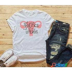 Womens T shirt Tee Vote Ruthless Pro Roe 1973 Feminist