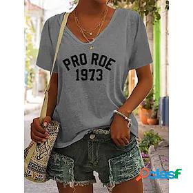 Womens T shirt Tee Vote Ruthless Pro Roe 1973 Feminist Daily