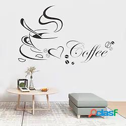 adesivi murali tazza di caffè sala da pranzo / soggiorno