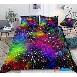 copripiumino stellato galassia set di biancheria da letto