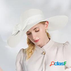 eleganti cappelli da sposa in poliestere con fusciacche /