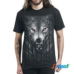 foresta lupo twilight lupo mannaro animale t-shirt con