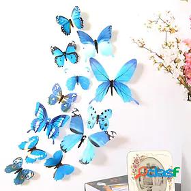 three-dimensional wall stickers simulation butterfly color