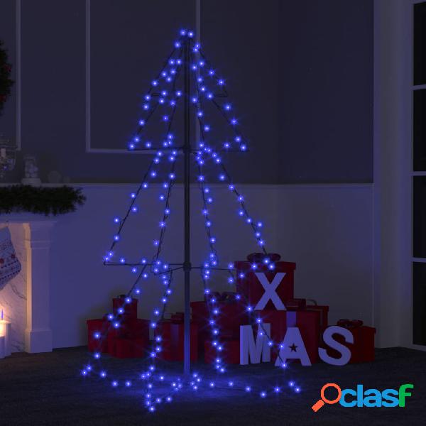 vidaXL Albero di Natale a Cono 160 LED per Interni Esterni