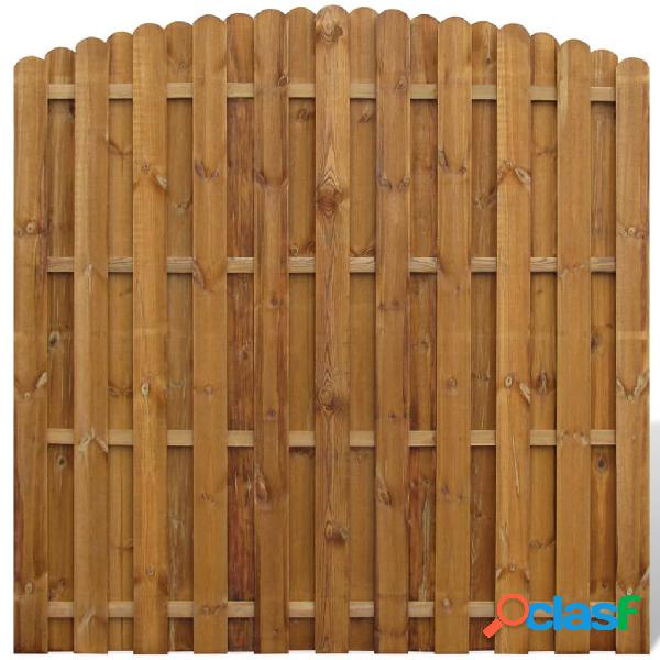 vidaXL Hit and Miss Pannello di Recinzione Legno