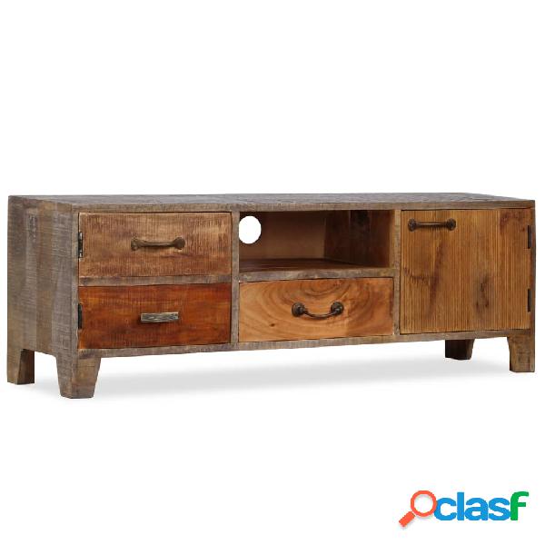 vidaXL Mobile Porta TV in Legno di Acacia Stile Vintage