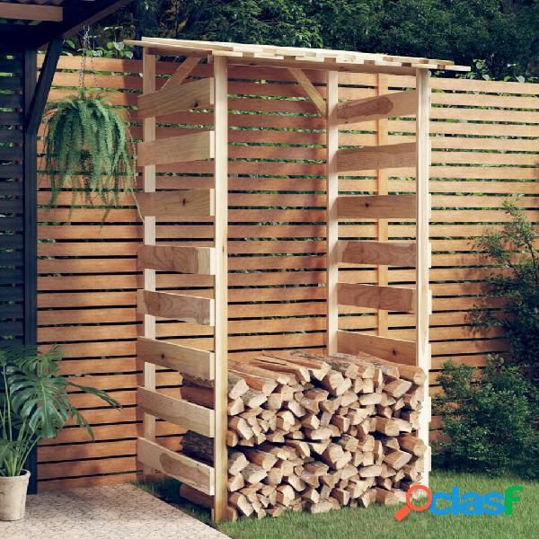 vidaXL Pergola con Tetto 100x90x200 cm in Legno di Pino