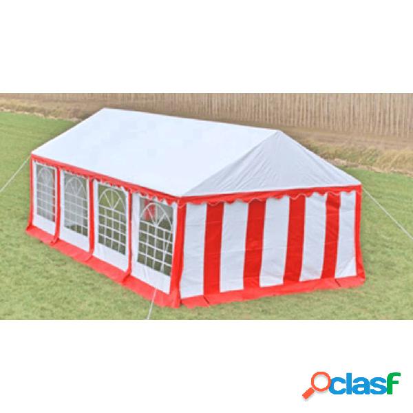vidaXL Tendone da Festa 8 x 4 m Rosso