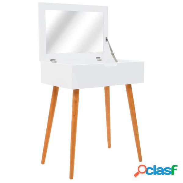 vidaXL Toletta con Specchio in MDF 60x40x75 cm