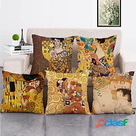 1 Set of 5 Pcs Throw Pillow Covers Modern Decorative Throw