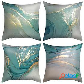 1 pcs Polyester Pillow Cover, Rustic Animal Zipper Square