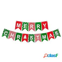 1 set Natale Albero Renna Babbo Natale Ghirlanda di