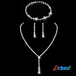1 set Set di gioielli I monili nuziali For Per donna