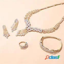 1 set Set di gioielli I monili nuziali For Per donna Formale
