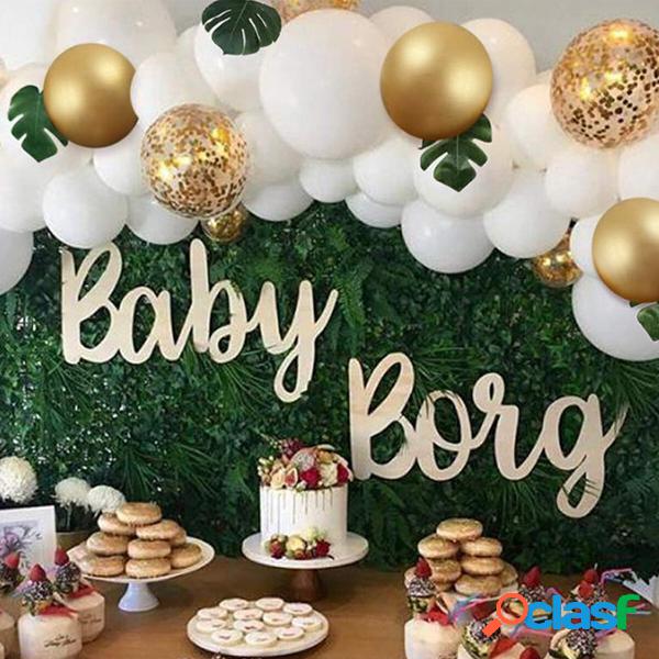 100PCS Giungla Tropicale Festa A Tema Arco Foresta