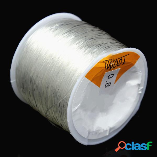 100m cristallo filo stringa linea tratto del cavo bordatura