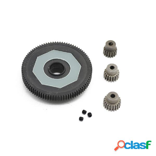 1/10 di riduzione Big Gear 91T + Little Gear 17T 19T 21T