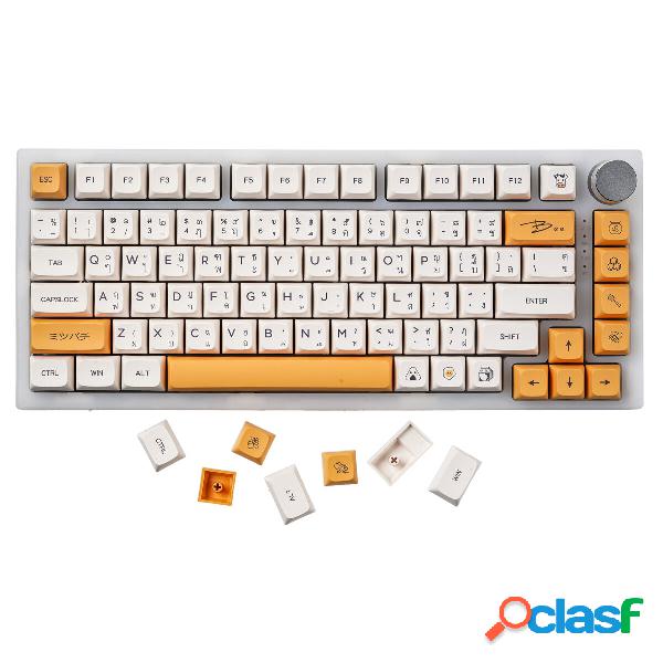140 tasti Honey Milk PBT Keycap Set XDA Profile Subliamtion