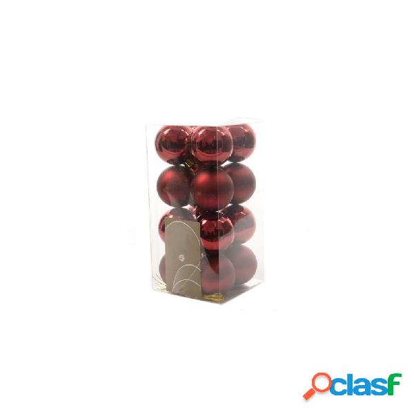 16 PALLINE DECORATIVE PER ADDOBBI ALBERO DI NATALE