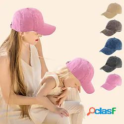 2 pezzi Per donna bambini Informale Cappello da baseball