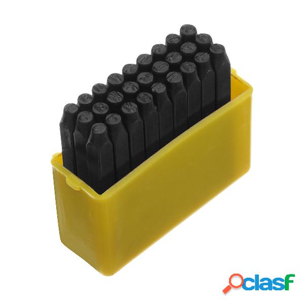 27pcs 3mm Lettera Metallo in acciaio Die Stamp Punzoni Tool