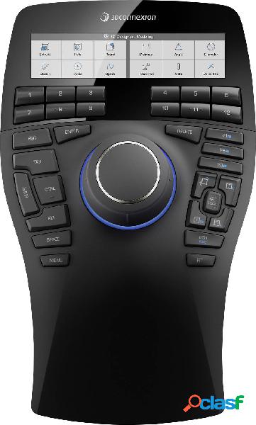 3Dconnexion SpaceMouse Enterprise Mouse 3D USB Nero 12 Tasti