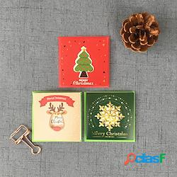 40 pz Natale Albero Renna Carte di congratulazioni Biglietti