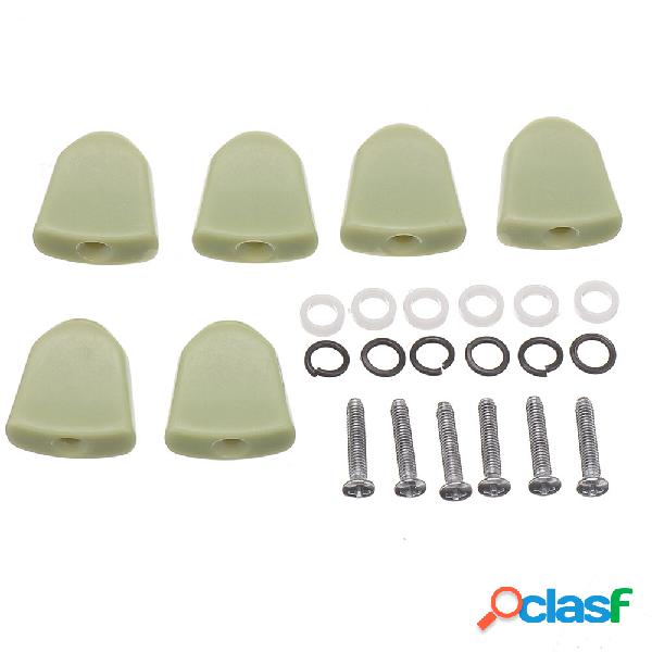 6PCS Chitarra Tuning Pegs Tuner Machine Heads Sostituzione