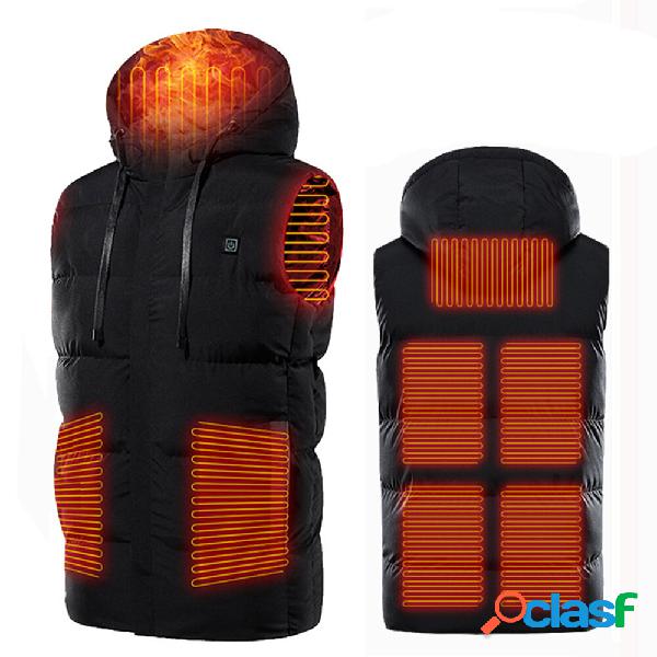 7 Cuscinetti riscaldanti Gilet riscaldato elettrico Ricarica