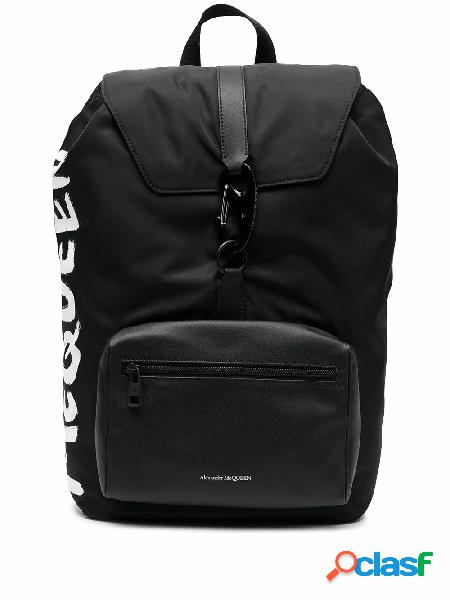 ALEXANDER MCQUEEN ZAINO UOMO 601374HWC2B1070 POLIAMMIDE NERO