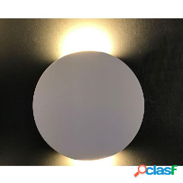 APPLIQUE SLIM TONDA CON BIEMISSIONE LUMINOSA 6W LUCE 6500K