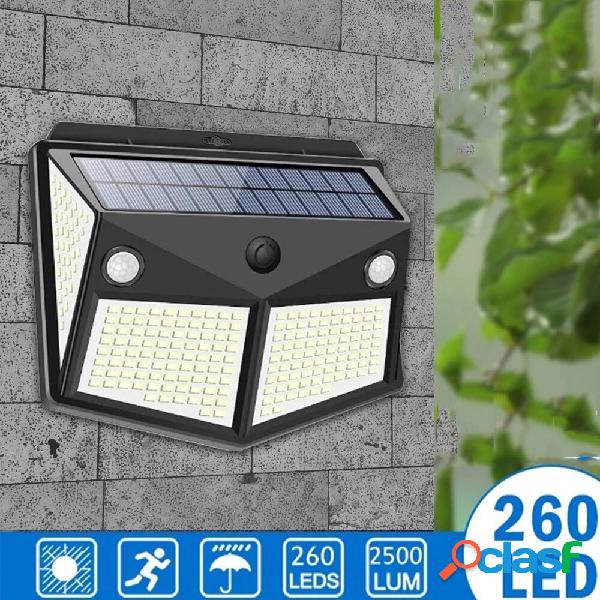 ARILUX 260LED Outdoor solare Luce IP65 Sensore di movimento