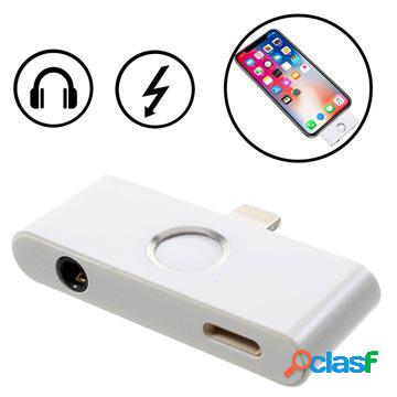Adattatore per iPhone X Lightning e audio da 3,5 mm con
