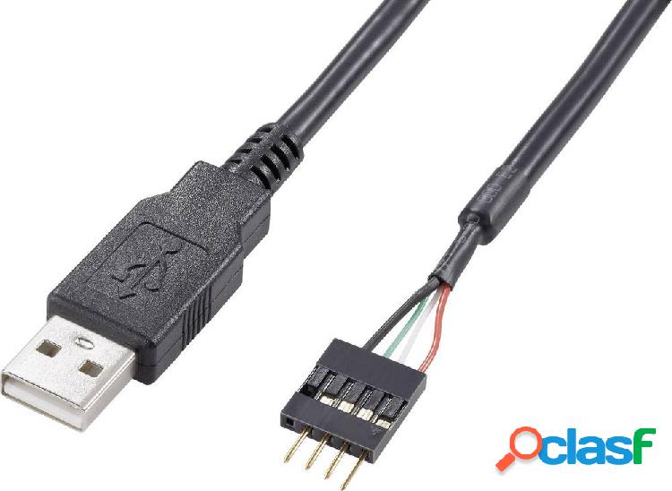 Akasa Cavo USB USB 2.0 Connettore a perforazione 4 poli,