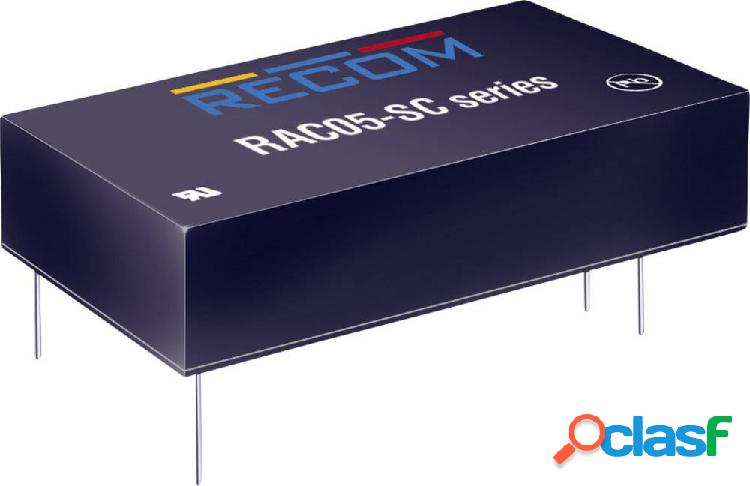 Alimentatore da circuito stampato AC / DC RECOM RAC05-12SC