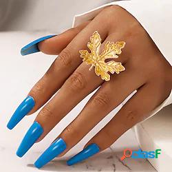 Anello Feste Classico Argento Oro Lega Semplice Boho 1 pc /