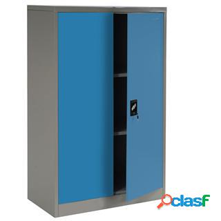 Armadio metallico per ufficio EDIT 2 ANTE, cm 140x80x40.