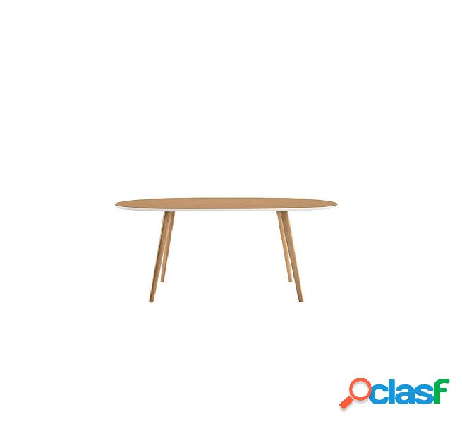 Arper Gher Tavolo Ovale Ø 135 cm piano MDF Impiallacciato