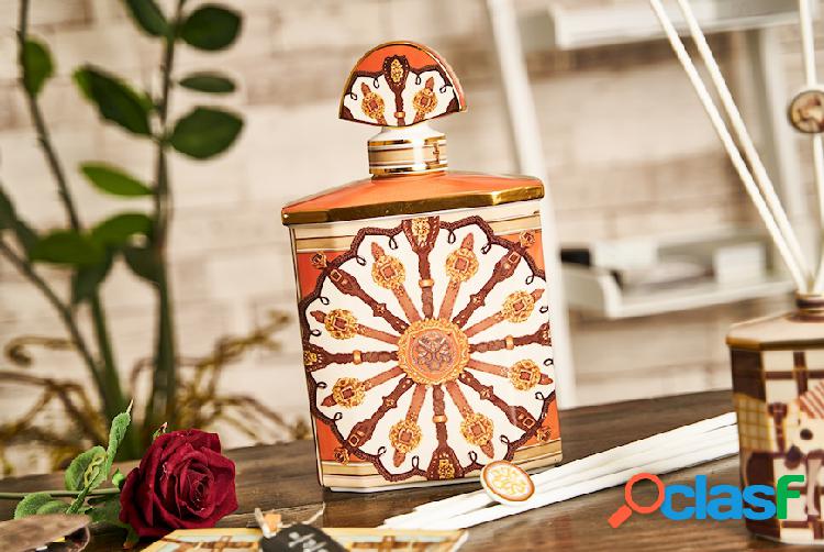 Baci Milano Bottiglia diffusore Horses porcellana arancione