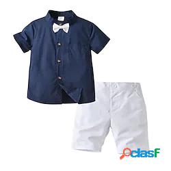 Bambino Da ragazzo Camicia e pantaloncini Completo 3 pezzi