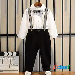 Bambino Da ragazzo Camicia e pantaloni Completo 5 pezzi