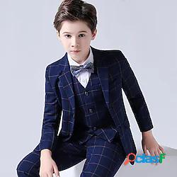 Bambino Da ragazzo Completo e giacca Completo 3 pezzi Manica