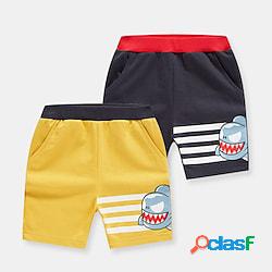 Bambino Da ragazzo Pantaloncini Blu Giallo Pop art Primavera