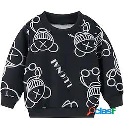 Bambino Unisex Felpa Manica lunga Numero Alfabetico