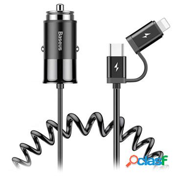 Baseus Enjoy Together Caricabatteria per auto 2 in 1 - Tipo